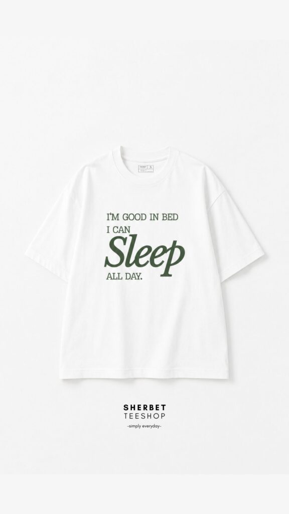 T-shirt เสื้อยืด คอลเลคชั่นใหม่ คนชอบนอน ! I ❤︎ sleep