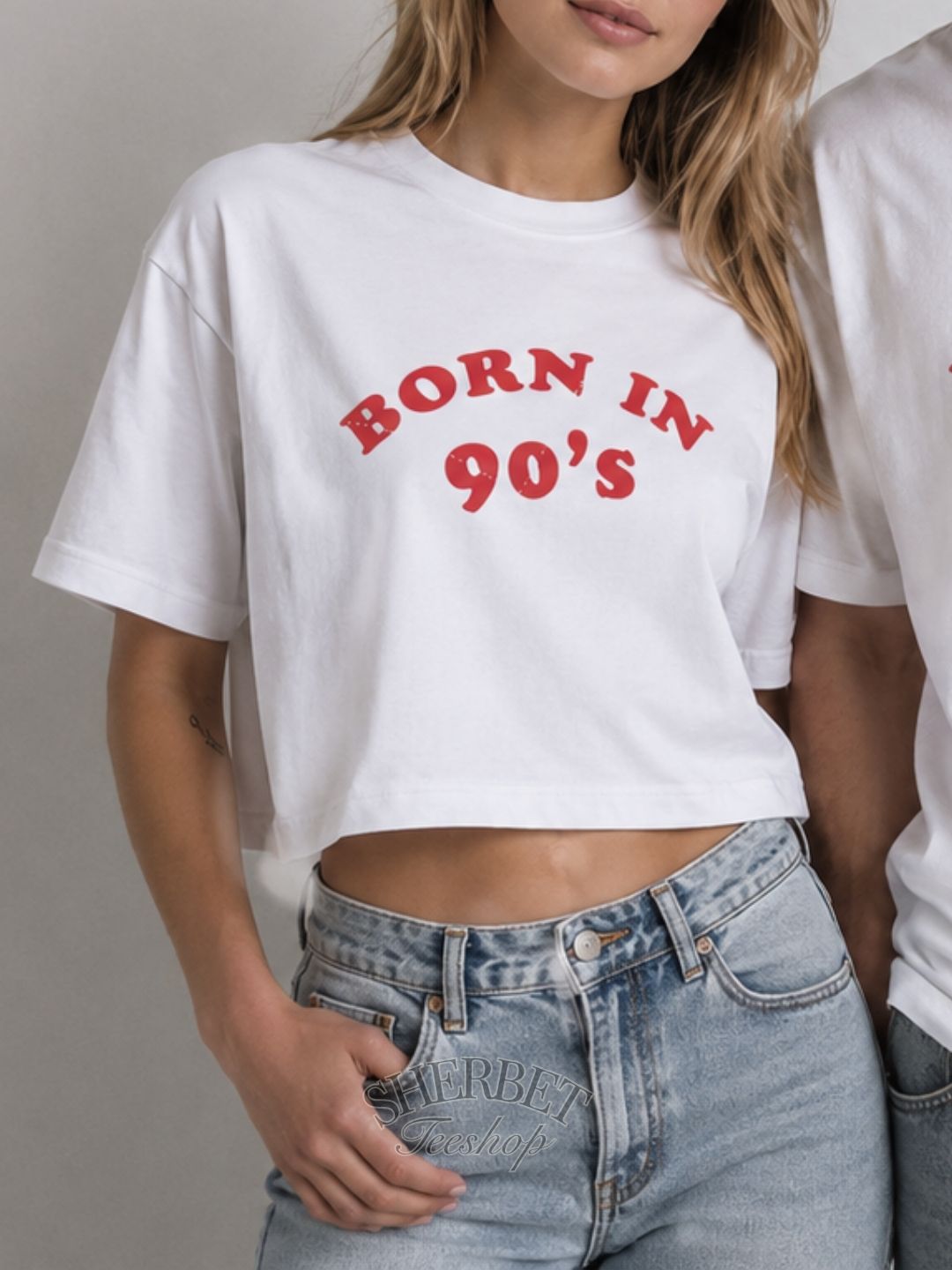 T-Shirt : Born in 90'S - Cotton fabric - Image 4