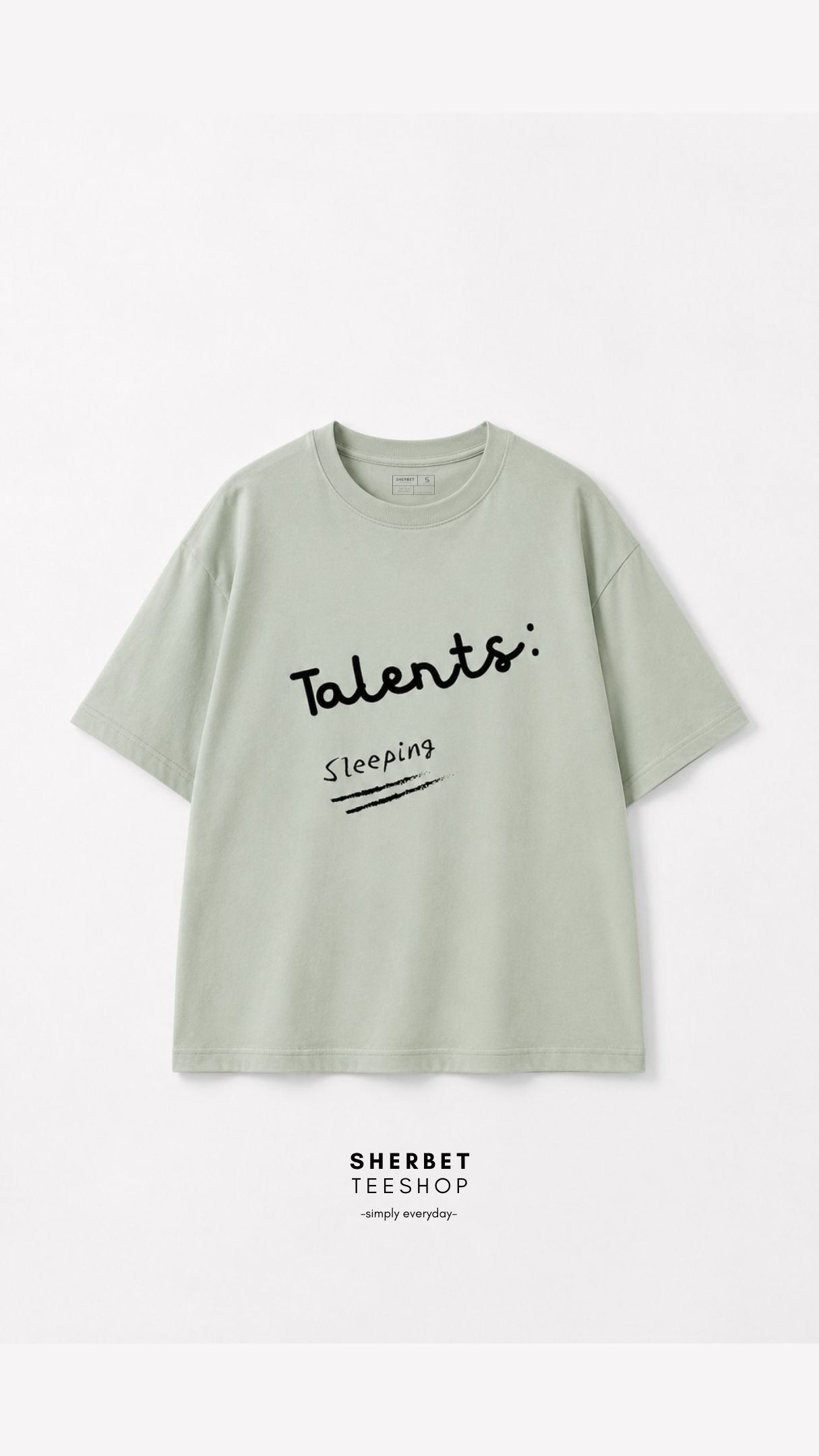 T-shirt เสื้อยืด คอลเลคชั่นใหม่ คนชอบนอน ! I ❤︎ sleep - Image 2