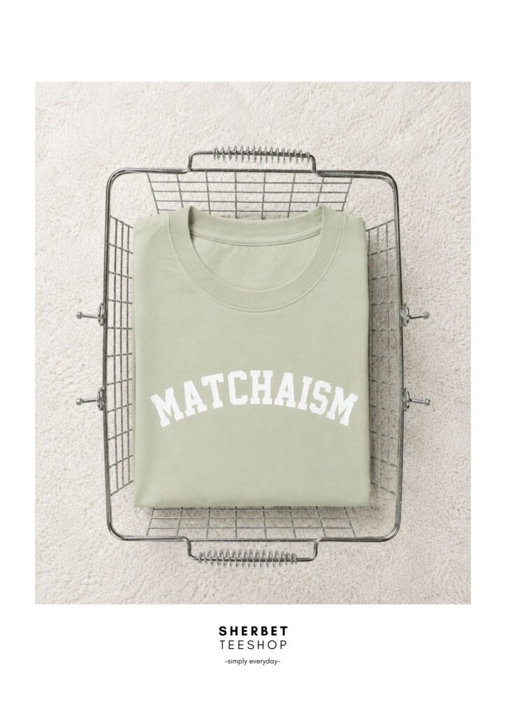 เสื้อยืด Matchaism ผ้าคอตตอน