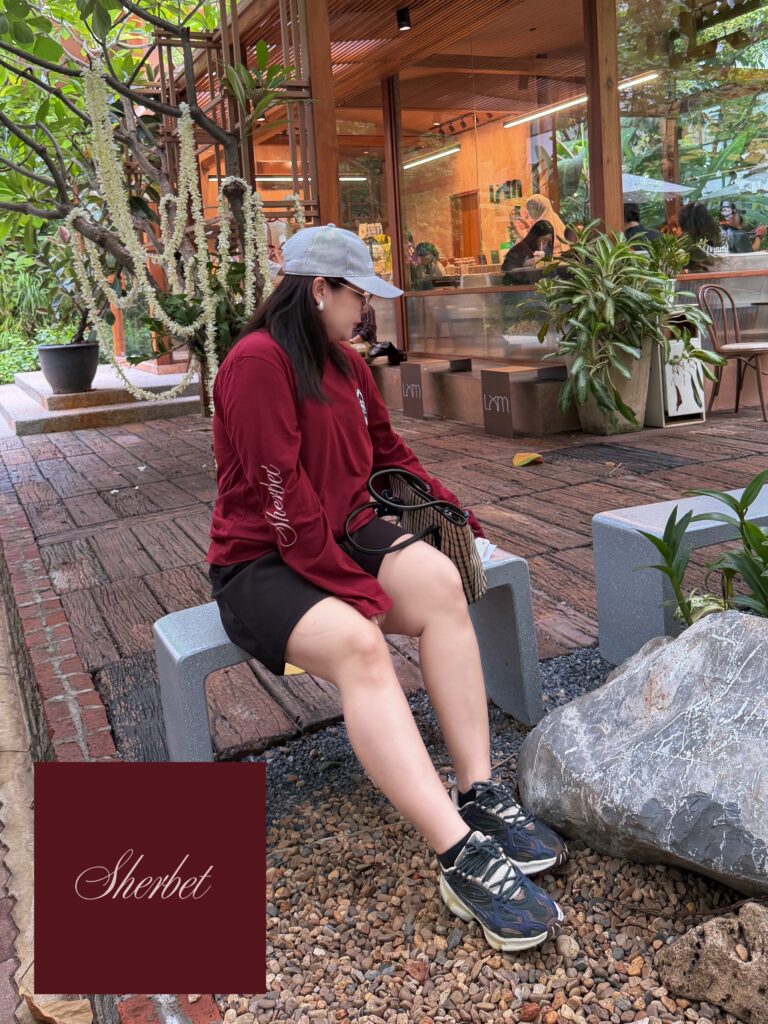 Long sleeve - Autumn (Wine&Beige)