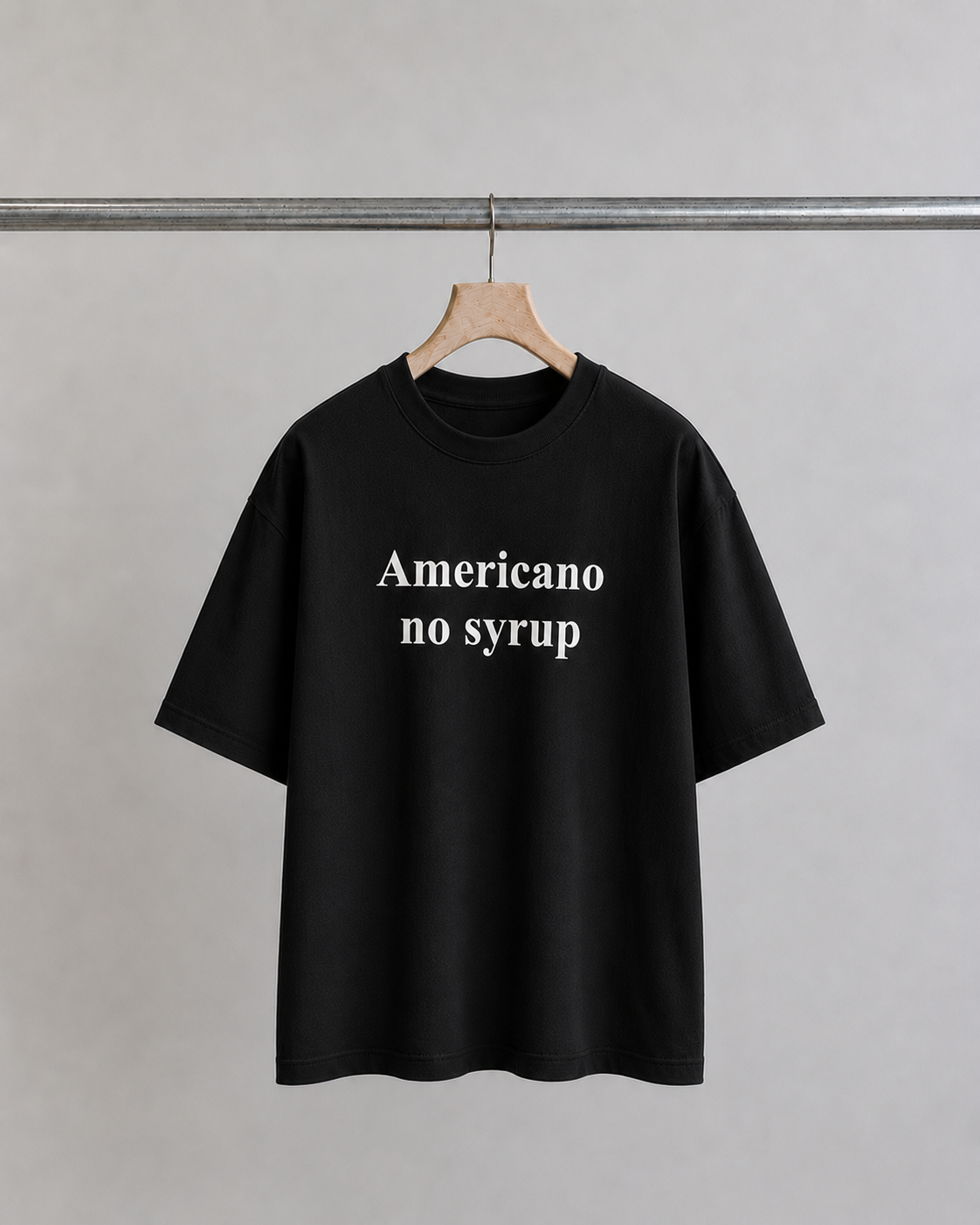 T-Shirt : Americano no syrup - Cotton fabric - Image 1