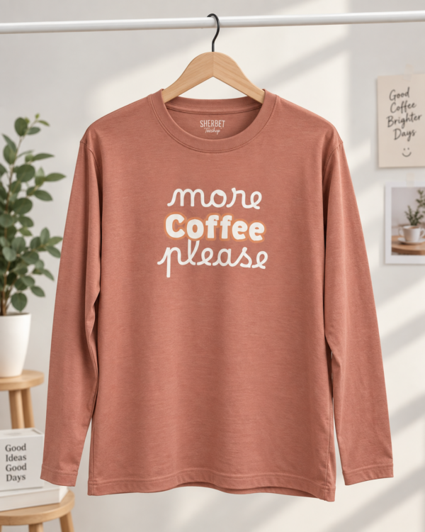 เสื้อแขนยาว.✦ ݁˖ 𝗠𝗼𝗿𝗲 𝗰𝗼𝗳𝗳𝗲𝗲 𝗽𝗹𝗲𝗮𝘀𝗲!-Cotton - Image 3