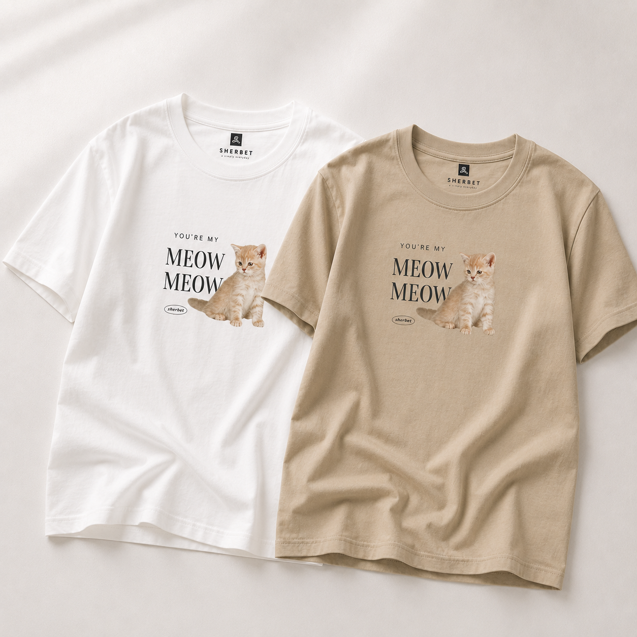 เสื้อยืด T-shirt .✦ ݁˖ 𝒀𝒐𝒖’𝒓𝒆 𝒎𝒚 𝑴𝒆𝒐𝒘 𝒎𝒆𝒐𝒘- Cotton - Image 2