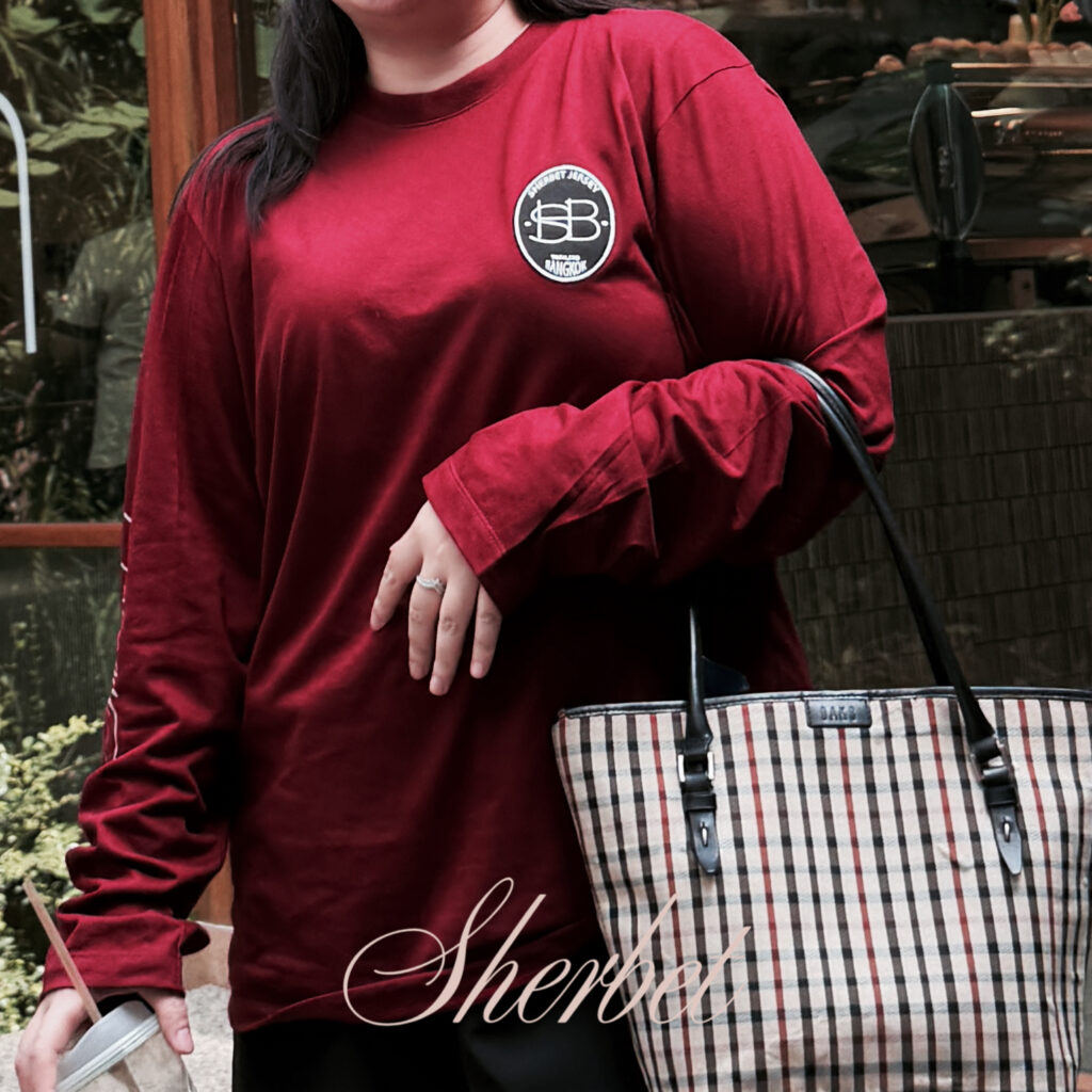 Long sleeve - Autumn (Wine&Beige)