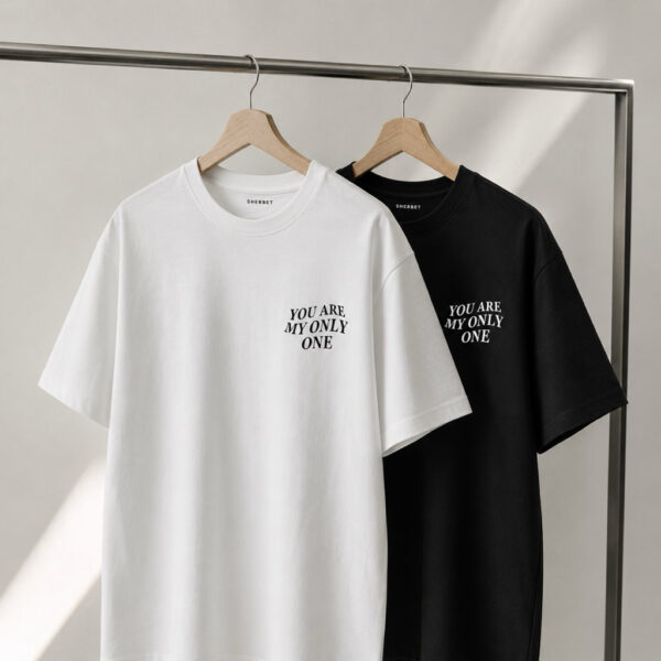 T-shirt : You are my only one – Cotton fabric - Image 2