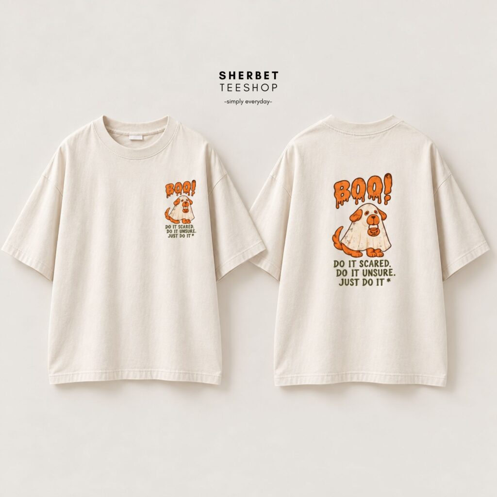เสื้อยืดผ้าคอตตอน ทรง Oversize - Halloween 2026