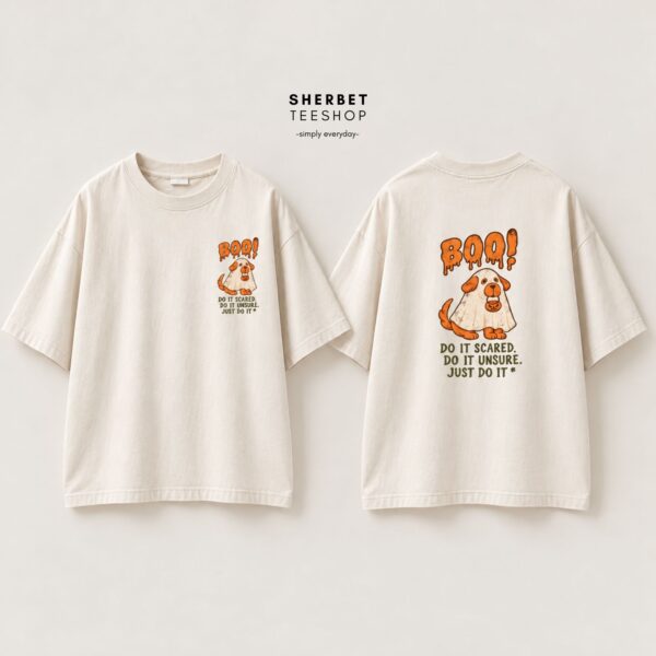 เสื้อยืดผ้าคอตตอน ทรง Oversize - Halloween 2026 - Image 4