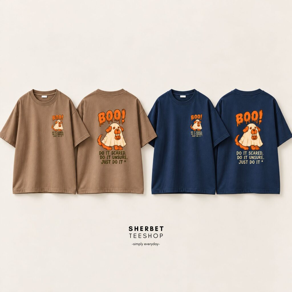 เสื้อยืดผ้าคอตตอน ทรง Oversize - Halloween 2026