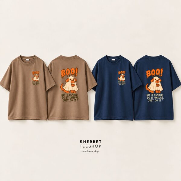 เสื้อยืดผ้าคอตตอน ทรง Oversize - Halloween 2026 - Image 2