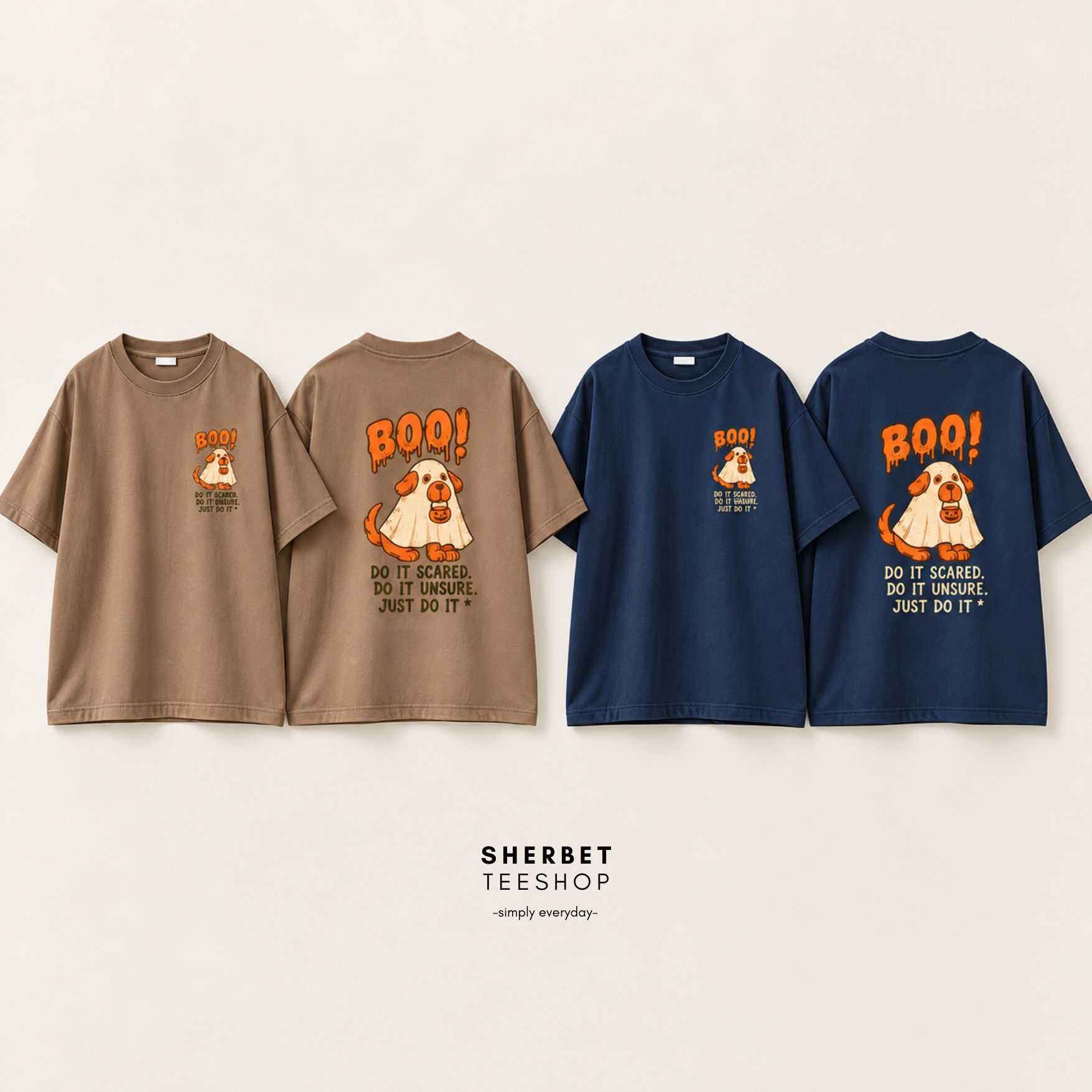 เสื้อยืดผ้าคอตตอน ทรง Oversize - Halloween 2026 - Image 2