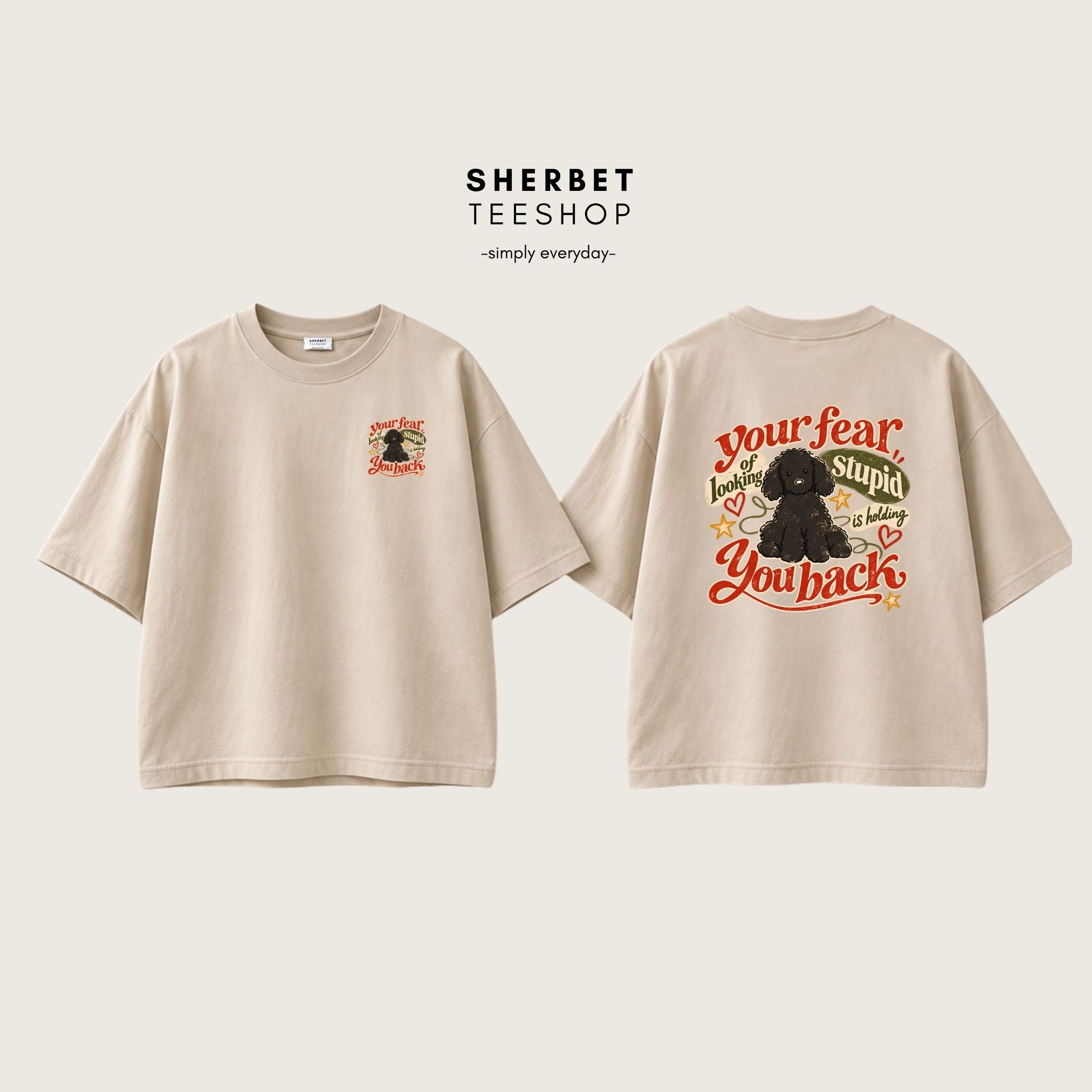 T-shirt Oversize : Dog ; Iconic 🖤 - Image 7