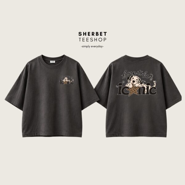T-shirt Oversize : Dog ; Iconic 🖤 - Image 5