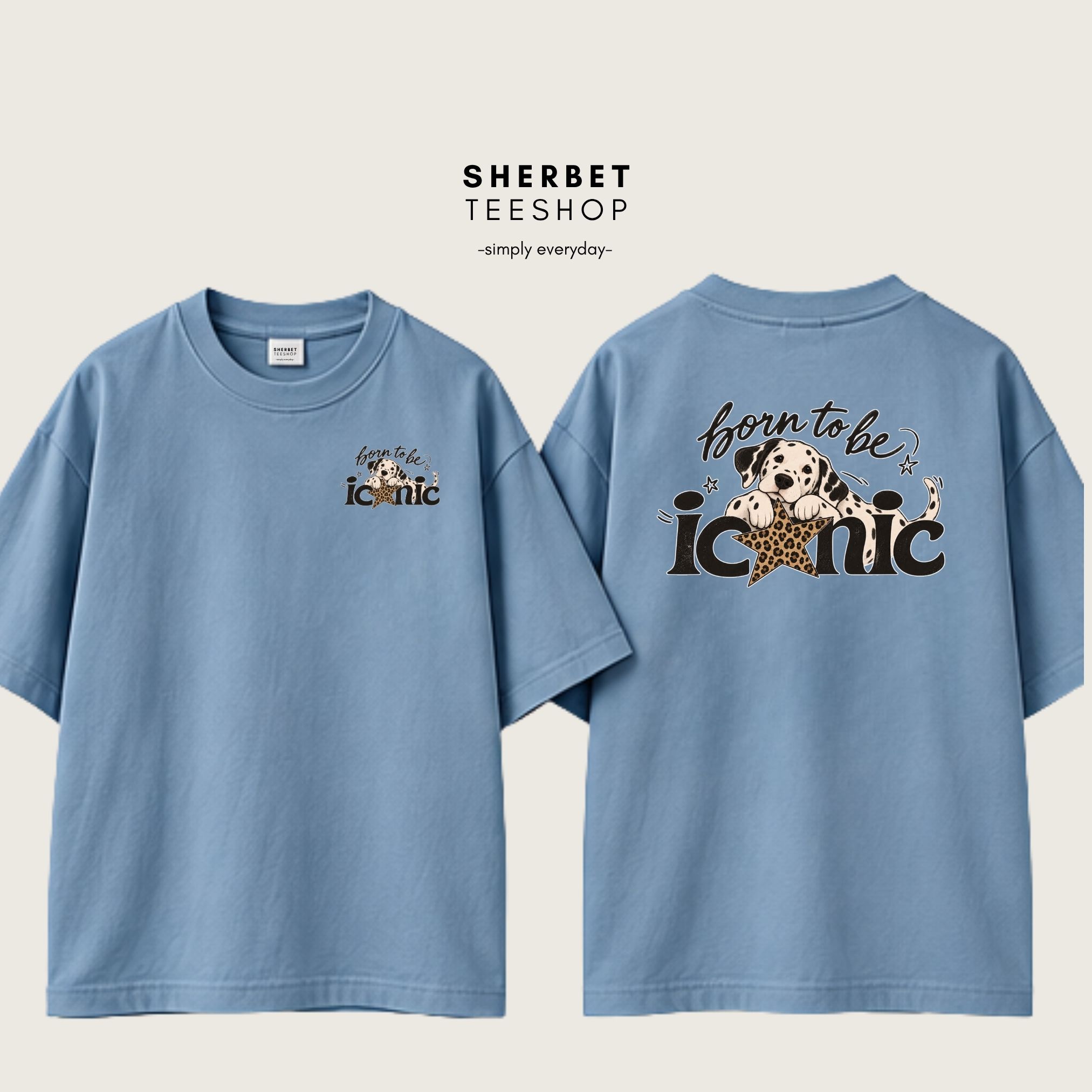 T-shirt Oversize : Dog ; Iconic 🖤 - Image 4