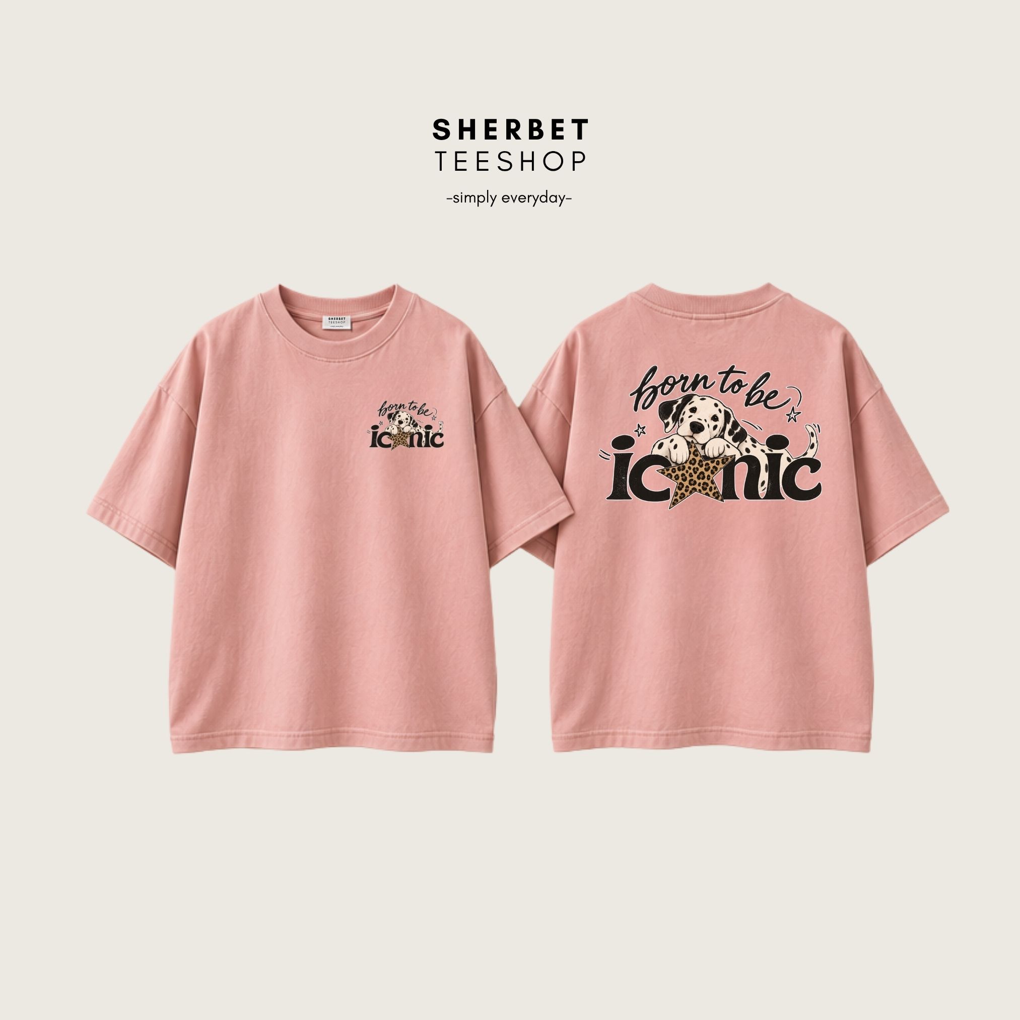 T-shirt Oversize : Dog ; Iconic 🖤 - Image 3