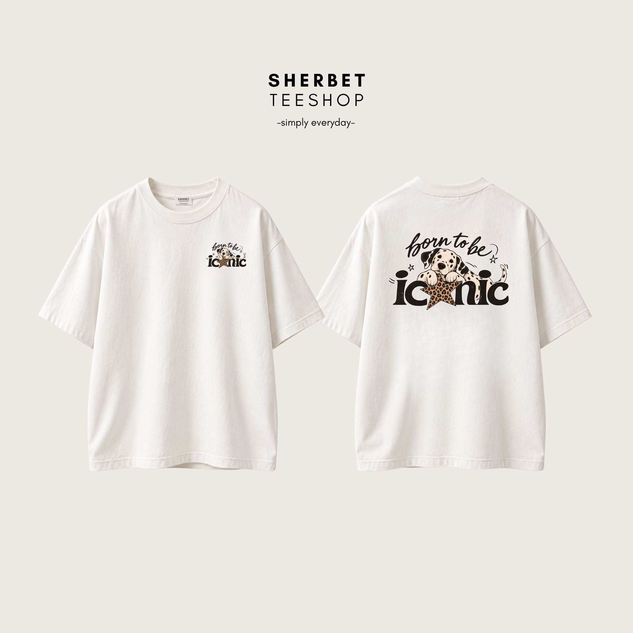 T-shirt Oversize : Dog ; Iconic 🖤 - Image 2