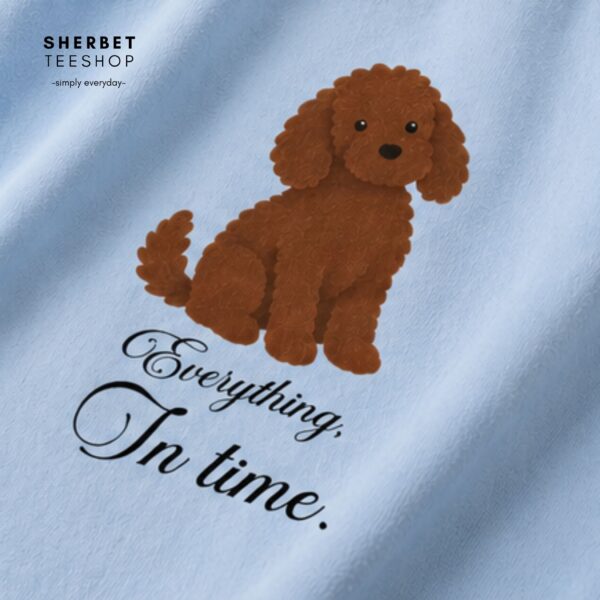 T-shirt Oversize : Everything in time 🩵 - Image 5